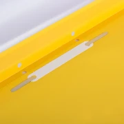 Thumbnail 3 of Office 1 Папка, PP, с перфорация, жълта, 12 броя