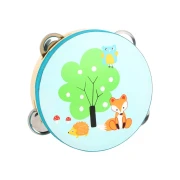 Thumbnail 2 of Small Foot Дайре, с мотив лисица, дървено