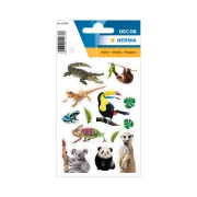 Thumbnail 2 of Herma Самозалепващи се етикети Екзотични животни, 3 листа