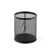 Thumbnail 2 of Office 1 Моливник, цилиндричен, мрежест, метален, черен