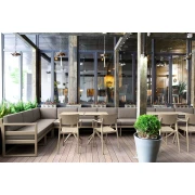 Thumbnail 6 of Градинска маса RFG Folding, сгъваема, квадратна, пластмасова, бяла