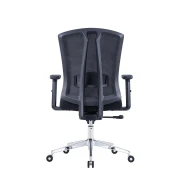 Thumbnail 4 of Ергономичен стол RFG Primo Lux Chrome W, дамаска и меш, Multi-function механизъм, до 130 kg, черен