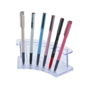 Thumbnail 2 of KEJEA Поставка за шест пишещи средства, пластмасова, прозрачна