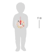 Thumbnail 3 of Small Foot Часовник, образователен, дървен, диаметър 18 cm