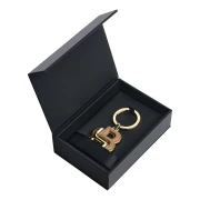 Thumbnail 5 of Hugo Boss Ключодържател Double B, кафяво-златист