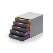 Thumbnail 3 of Durable Бокс за документи Varicolor, с 5 чекмеджета ,сив