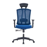 Thumbnail 3 of Ергономичен офис стол RFG Primo HB, дамаска и меш, до 130 kg, син