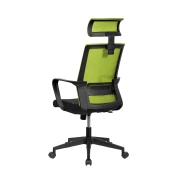 Thumbnail 8 of Директорски стол RFG Smart HB, дамаска и меш, Tilt механизъм, до 120 kg, черна седалка, зелена облегалка