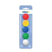 Thumbnail 2 of Office 1 Магнити, за бяла дъска, цветни, 30 mm, 5 броя