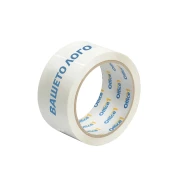 Thumbnail 2 of Тиксо, PVC, 48 mm х 50 m, бяло, с един цвят печат