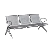 Thumbnail 1 of Посетителска пейка RFG Дъблин, с 3 места, метална, 1750 х 640 х 760 mm