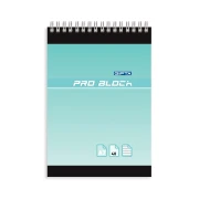 Thumbnail 5 of Gipta Тефтер Pro-Block, А7, бяла хартия, широки редове, картонена корица, със спирала, 40 листа