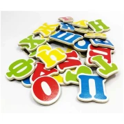 Thumbnail 2 of Магнитни букви на български, в дървена кутия, 30 броя
