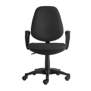 Thumbnail 5 of Ергономичен стол RFG Presto Black, екокожа, до 130 kg, черен