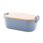 Thumbnail 2 of Office 1 Кутия за храна Wheat Fiber, с бамбуков капак, 1 L, синя