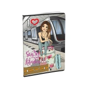 Thumbnail 13 of Тетрадка, A5, бели листове, офсетова хартия, 60 листа, дизайни за момиче