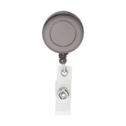 Thumbnail 2 of Cool Ретрактор Slope, ролетен държач за бадж, с клипс, кръгъл, прозрачно-черен