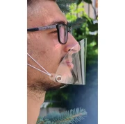 Thumbnail 2 of Маска за многократна употреба, регулируема, прозрачна