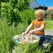 Thumbnail 5 of Small Foot Играчка Платноходка, за вода, дървена, 3 броя