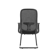 Thumbnail 4 of Посетителски стол RFG Mojito M, дамаска и меш, метална основа, до 120 kg, черен