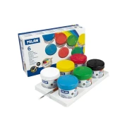 Thumbnail 1 of Milan Темперни бои, 40 ml, 6 цвята, с включена четка