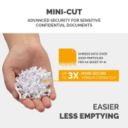 Thumbnail 4 of Шредер за унищожаване на документи Fellowes Automax 100M, Micro Cut, 23 L, P-4, време за работа 15 мин