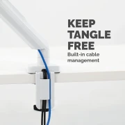 Thumbnail 5 of Стойка за монитор Fellowes, с едно рамо, максимално тегло 8 kg, 32'', бяла