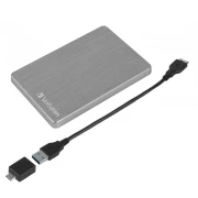 Thumbnail 4 of Външен HDD твърд диск Verbatim Store 'n' Go Alu, 2 TB, сив