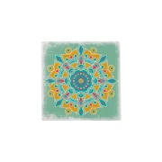 Thumbnail 1 of Gespaensterwald Подложка за чаша, мраморна, синьо-зелена