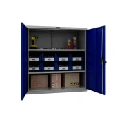 Thumbnail 1 of Шкаф за инструменти ТС1095 002000, метален, 950 х 500 х 1000 mm, синьо-сив