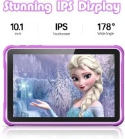 Thumbnail 4 of Таблет Pritom K10, 10'', Quad Core, 64 GB, 4 GB RAM, Android, 13, IPS, 7731E Quad Core, задна камера 8 MP, предна камера 2 MP, лилав