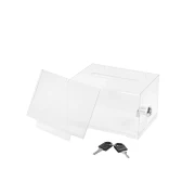 Thumbnail 4 of KEJEA Урна, с ключалка, пластмасова, прозрачна