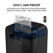 Thumbnail 8 of Шредер за унищожаване на документи Fellowes LX211, Micro-Cut, 23 L, черен, P-5, за 1-3 потребителя