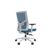 Thumbnail 2 of Ергономичен стол RFG Snow W, дамаска и меш, Multi-function механизъм, до 120 kg, светлосиня седалка, светлосиня облегалка