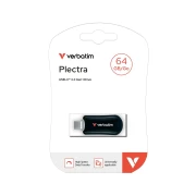 Thumbnail 4 of USB флаш памет Verbatim Plectra, 64 GB, USB Type-C 3.2, черна