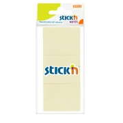 Thumbnail 1 of Stick'n Самозалепващи се листчета, 38 x 51 mm, пастелни, жълти, 100 листа, 3 броя