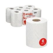 Thumbnail 5 of Хартия за почистване Kimberly-Clark WypAll Reach 6222 Centrefeed, на ролка, 430 къса, 163 m, бяла, 6 броя