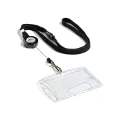 Thumbnail 4 of Durable Лента за бадж, текстилна, с ретрактор, черна, 10 броя