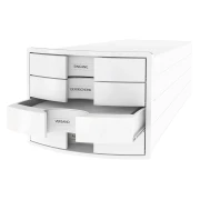 Thumbnail 2 of HAN Бокс за документи Impuls, с 4 чекмеджета, бял