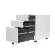 Thumbnail 3 of Контейнер RFG, метален, с три чекмеджета и ключ, 390 х 520 х 600 mm, бял