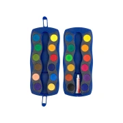 Thumbnail 2 of Faber-Castell Акварелни бои Connector, 12 цвята, синя палитра