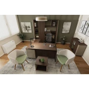 Thumbnail 4 of Шкаф RFG Lisabon, 1200 х 400 х 800 mm, ПДЧ, тъмен дъб и сиво