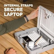 Thumbnail 5 of Поставка Fellowes и куфар за лаптоп Breyta, 2 в 1, бяла