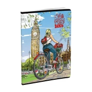 Thumbnail 3 of Тетрадка, A4, малки квадратчета 5 x 5 mm, офсетова хартия, 40 листа, дизайни за момиче