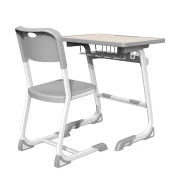 Thumbnail 2 of Ергономичен чин и стол RFG Istudy White, от I до VIII клас, 600 х 400 х 700 mm, плот светъл бук, бели крака