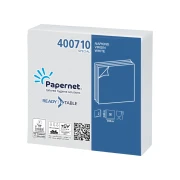 Thumbnail 1 of Салфетки Papernet, целулоза, двупластови, бели, 33 x 33 cm, 50 броя