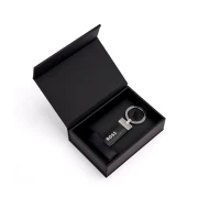 Thumbnail 4 of Hugo Boss Ключодържател Classic Grained, черен