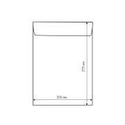 Thumbnail 1 of Airpoc Плик с въздушни мехурчета D/14, 275 x 200 mm, със самозалепваща лента, бял