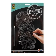 Thumbnail 2 of Moxy Комплект за издраскване Куче, А4, сребрист