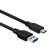 Thumbnail 2 of Кабел за бързо зареждане Genius ACC-A2CC, USB Type-A към USB Type-C, 100 cm, черен